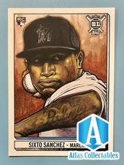 2021 Topps Big League Sixto Sanchez Art of the Game #ATG-SS Miami Marlins RC